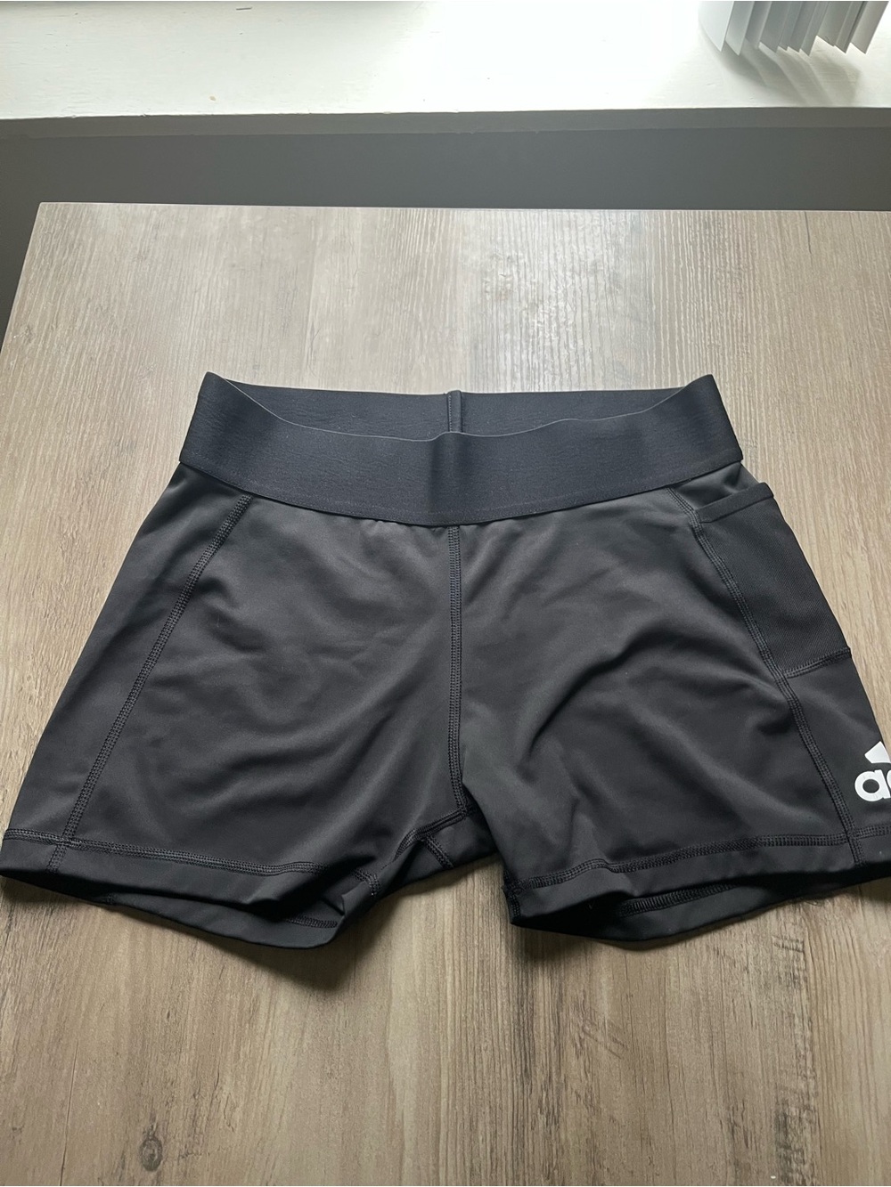 adidas Women's Black Athletic Performance Shorts
